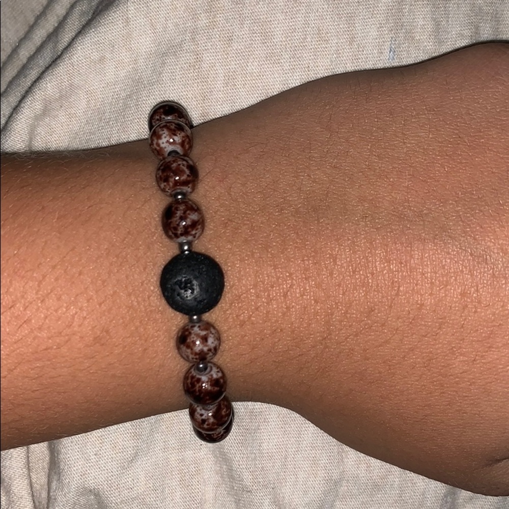 Essential Oil Lava Rock Bracelet